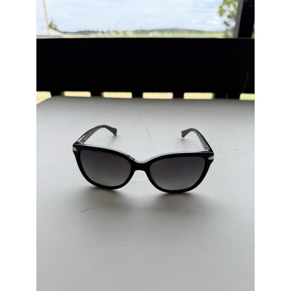 Vintage Coach HC8132 Tortoise Round Sunglasses - Picture 1 of 5